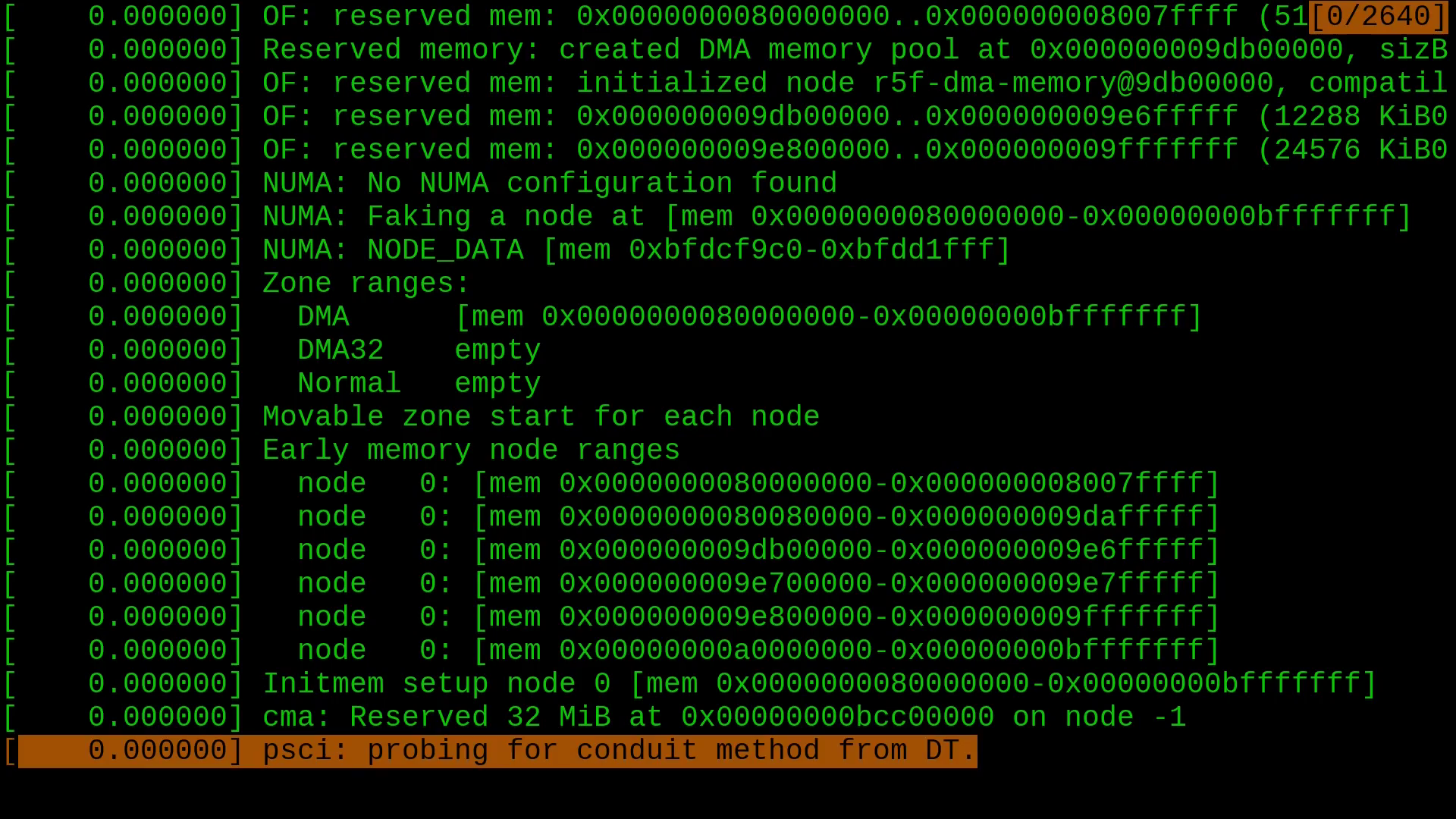 Earlycon Output /posts/from-hardware-to-linux/09-linux-psci.png